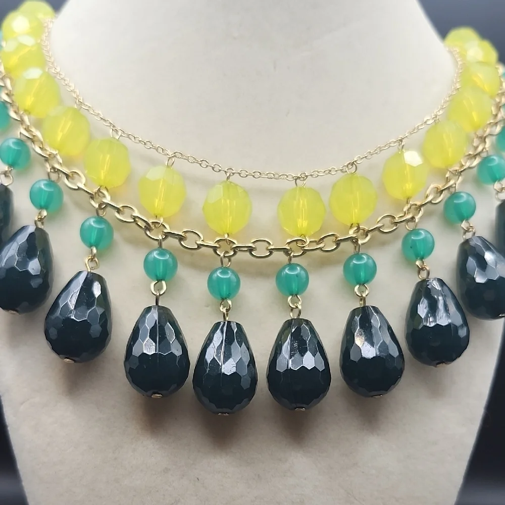 Elegant Multicolor Beaded Necklace